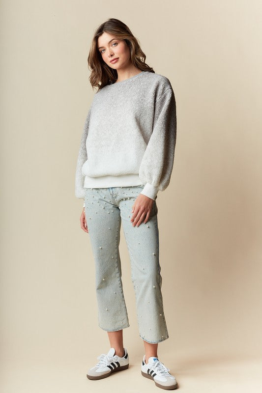 Ombre Oversized Sweatshirt