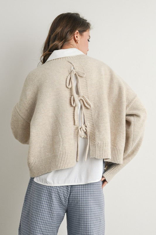 Tie-back Sweater