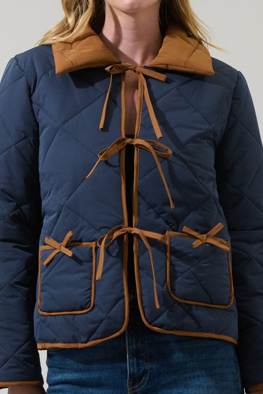 Ronny Contrast Puff Jacket