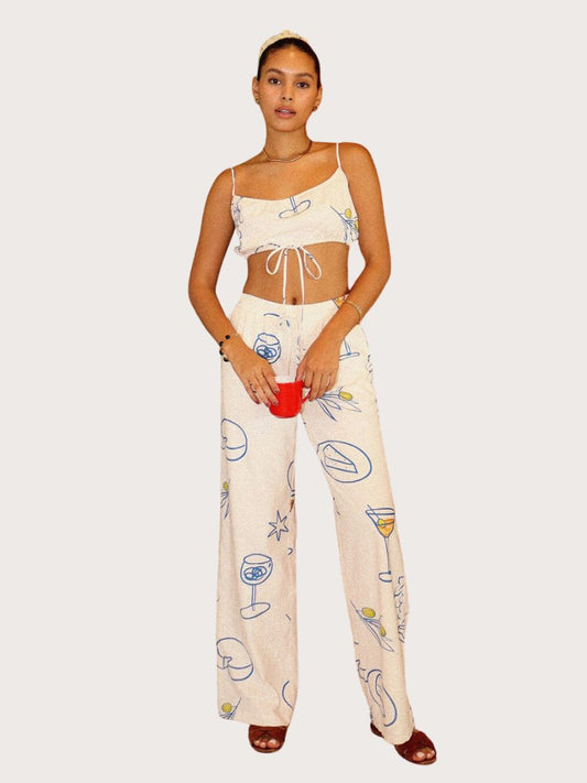 Cocktail Hour Crop Top