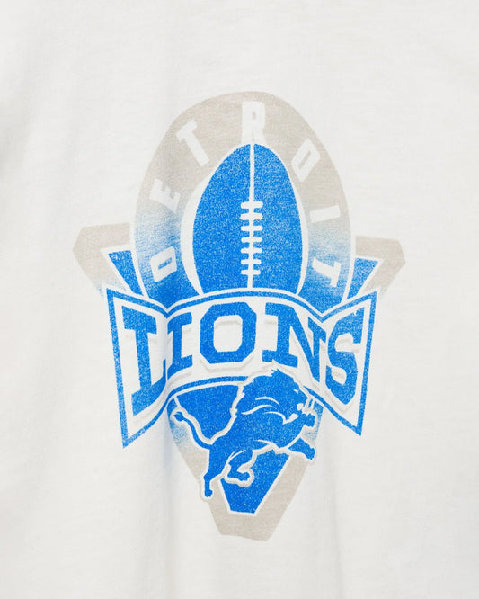Detroit Lions Mock Neck Crop Tee