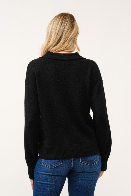 Polo Pullover Sweater