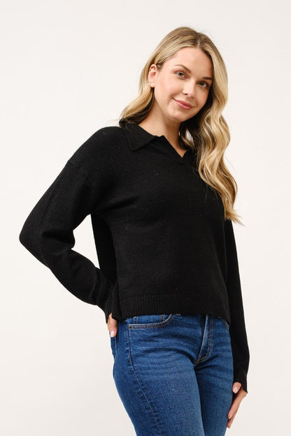 Polo Pullover Sweater