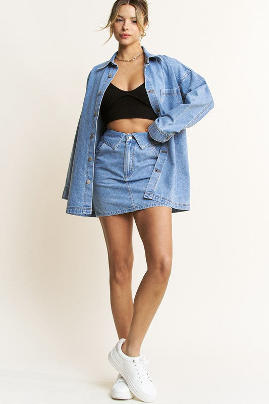 Cooper Denim Skirt