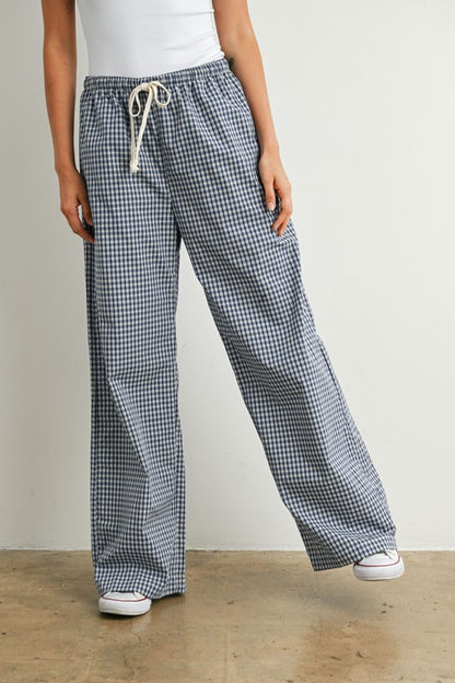 Loose-fit Adjustable Tie-front Pants