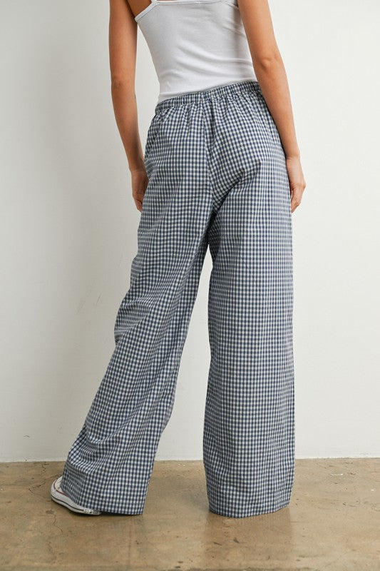 Loose-fit Adjustable Tie-front Pants