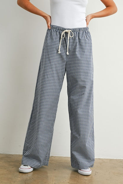 Loose-fit Adjustable Tie-front Pants