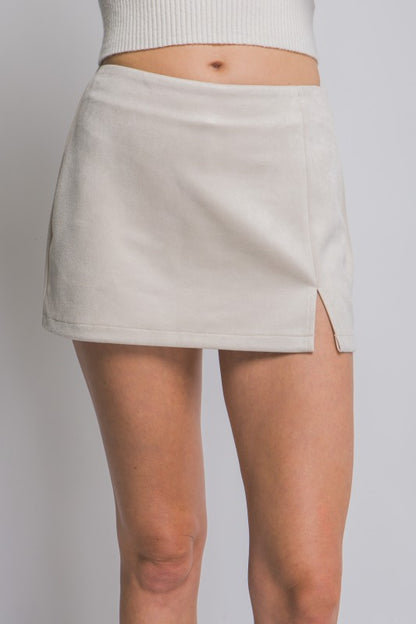 Sue Mini Skort With Side Slit