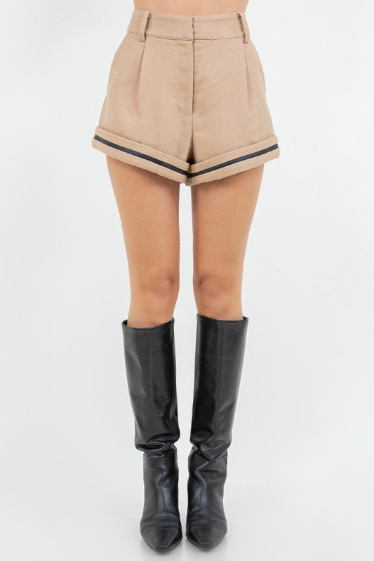 Structured Woven Shorts