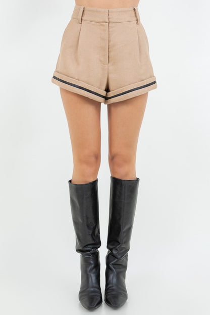 Structured Woven Shorts