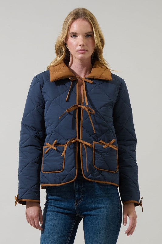 Ronny Contrast Puff Jacket