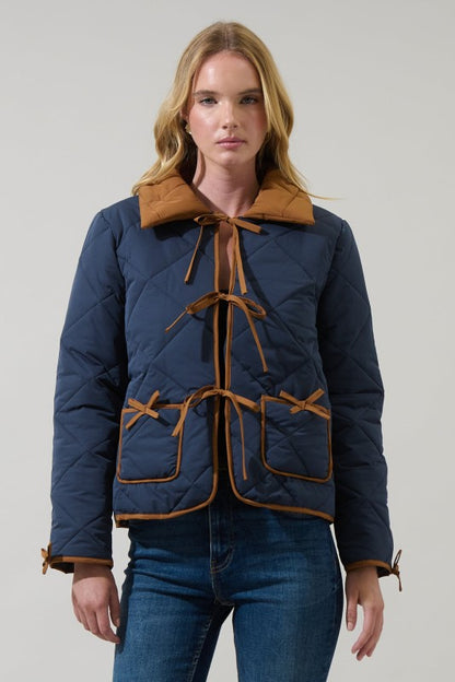 Ronny Contrast Puff Jacket