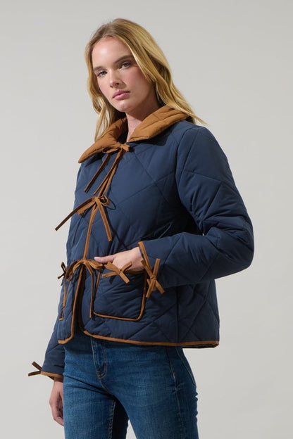 Ronny Contrast Puff Jacket