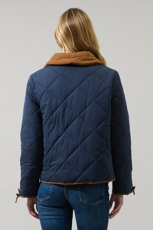 Ronny Contrast Puff Jacket