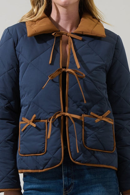 Ronny Contrast Puff Jacket