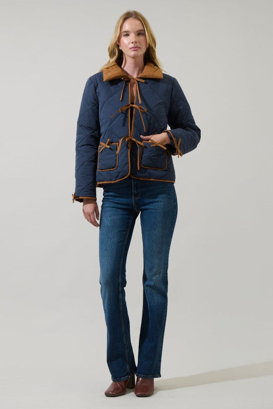 Ronny Contrast Puff Jacket