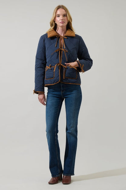 Ronny Contrast Puff Jacket