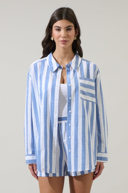 Dalton Boyfriend Button Down Shirt