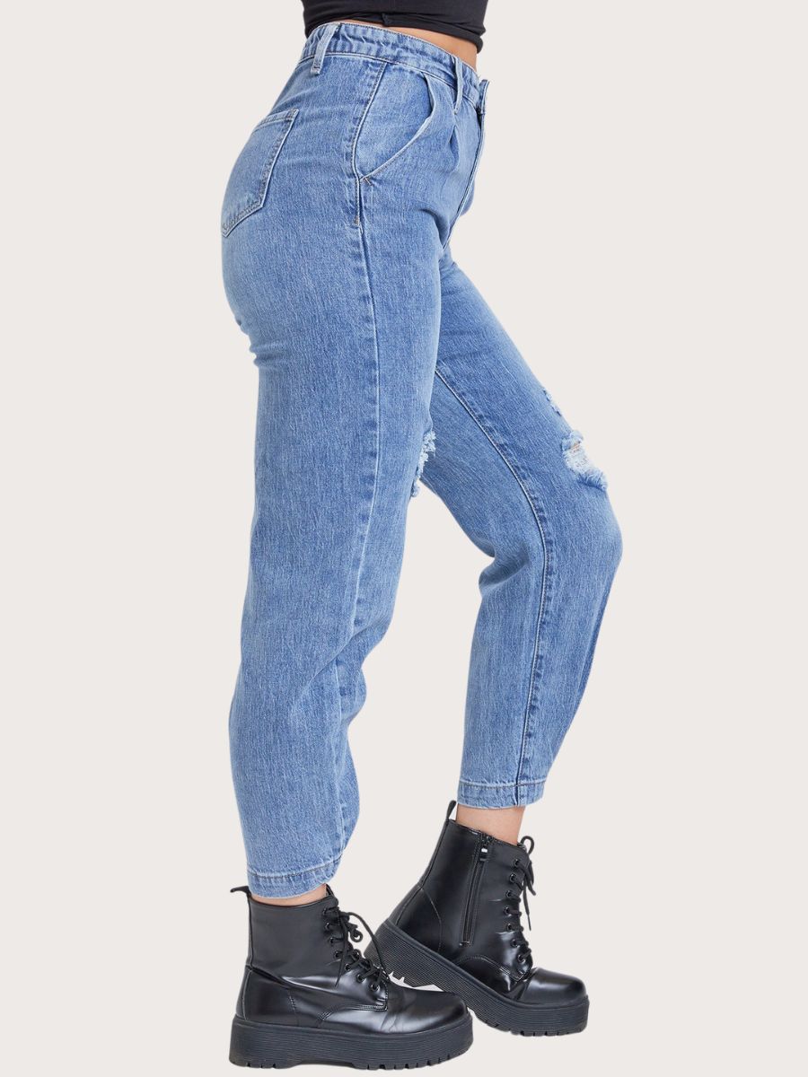 Balloon Fit Ankle Jeans