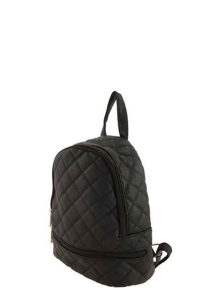 Diamond Pattern Fashion PU Backpack
