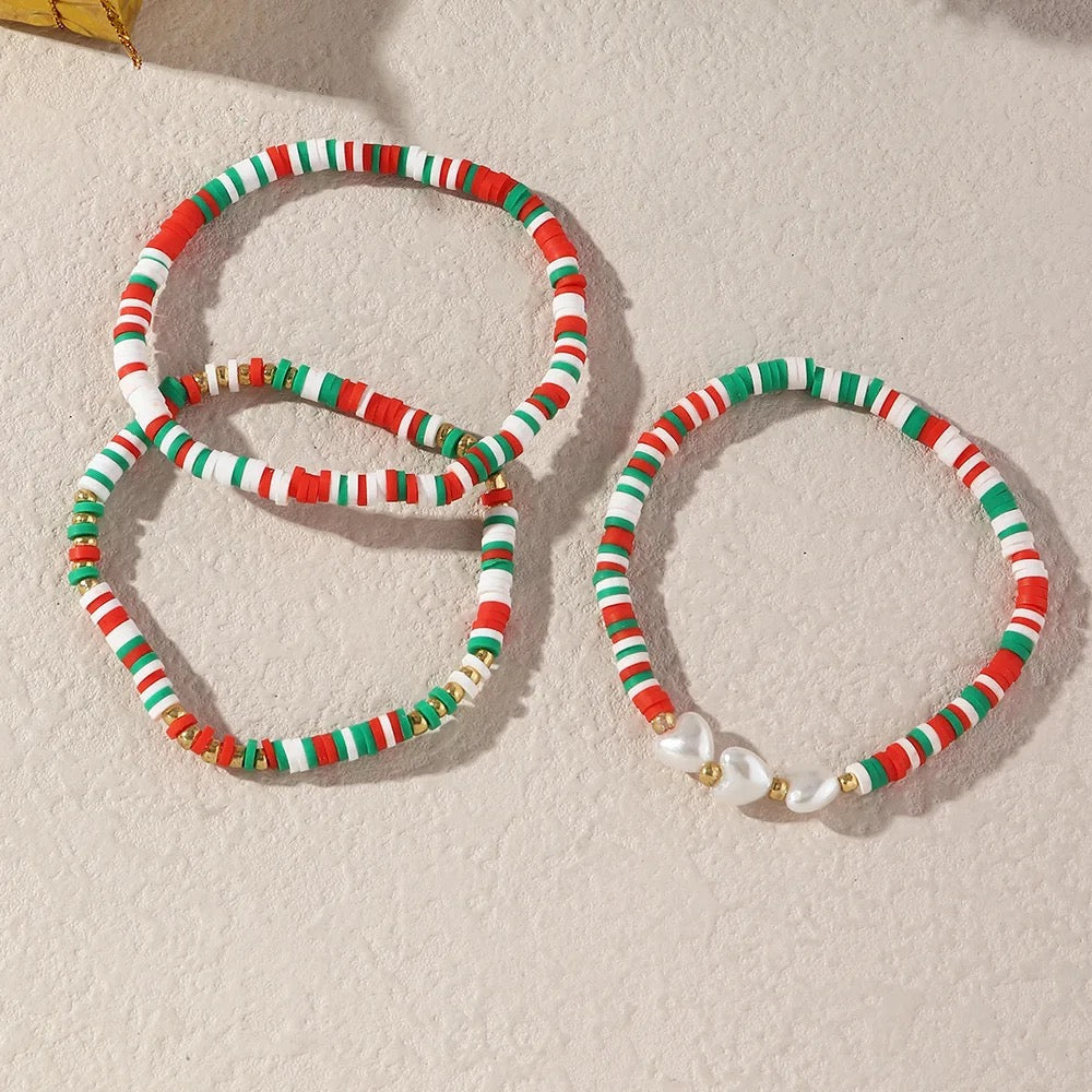 Christmas Friendship Bracelet Set