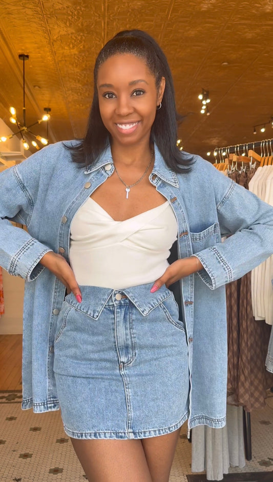Cooper Denim Skirt