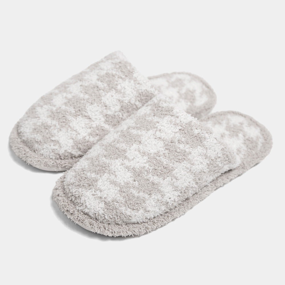 Houndstooth Slippers
