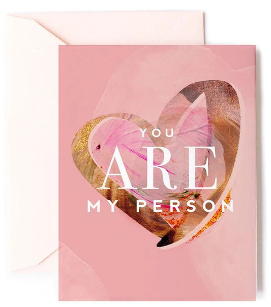 You Are My Person - Love Card, Anniversary Card, Valentine's